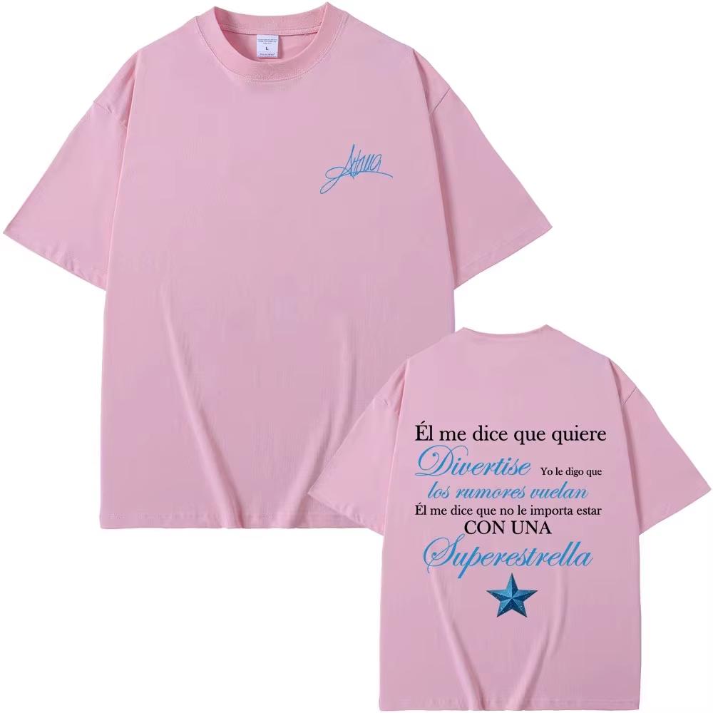 Singer Aitana Graphic T Shirt Fans Gift CUARTO AZUL World Tour 2026 Merch T-shirt Men Women Fashion Casual Tees Streetwear Tops