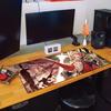 Mydei Game Honkai Star Rail Mouse Pad Large Desk Mat Keyboard Ergonomic Office Rubber PC Non-slip Anti-fray Home Custom