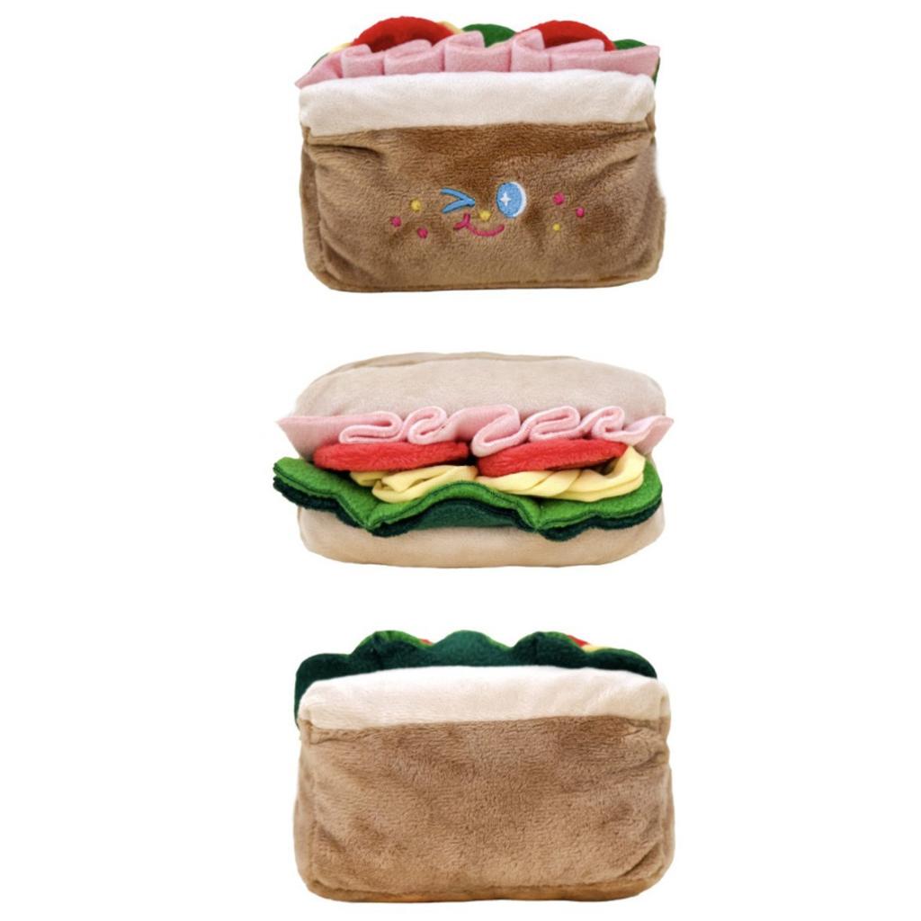 Ins Style Plush Dog & Cat Vocal Wear-resistant Slow Feeding Soothing Chew Toy
