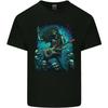 Мужская хлопковая футболка Zombie Rocker Rock N Roll Heavy Metal Guitar Skull - Мужская летняя хлопковая футболка с принтом