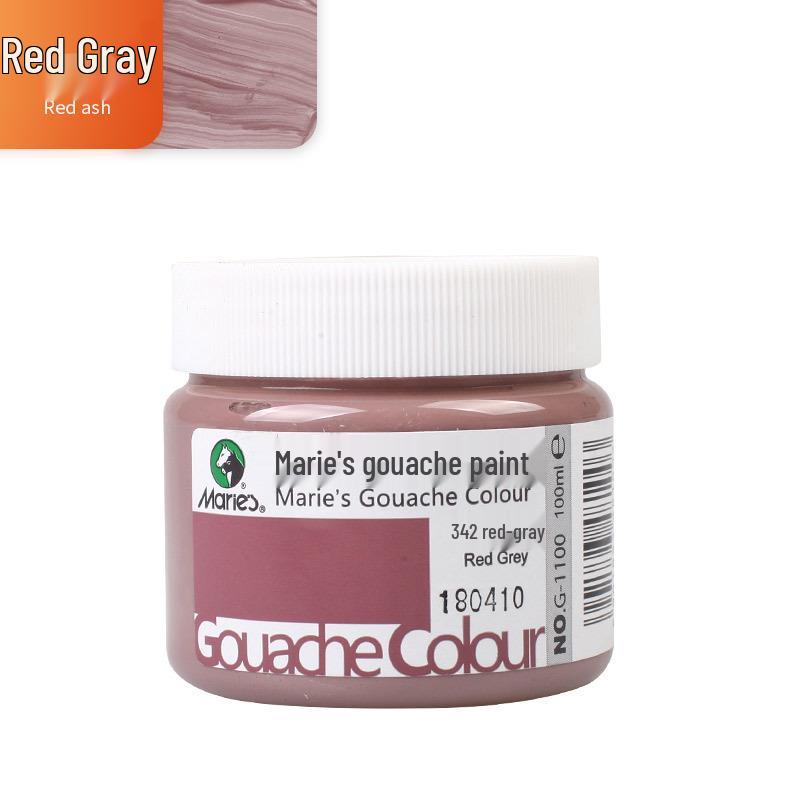 Смываемые гуашевые краски Mali 100 мл - Детские и студенческие цвета для ручной росписи
