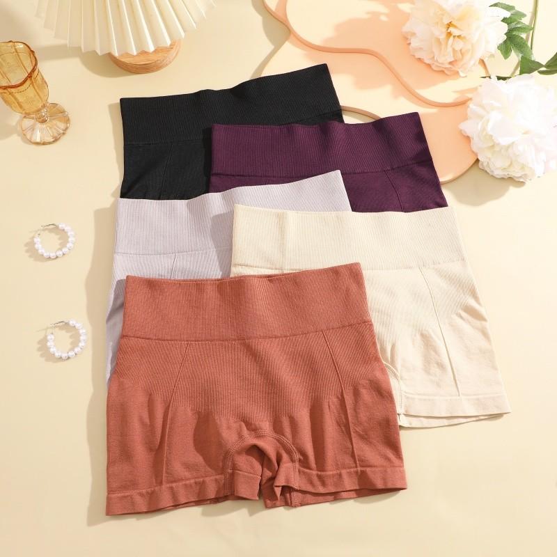 FINETOO Женские трусы-боксеры со средней посадкой, бесшовные и не оставляющие следов, нижнее белье из чистого хлопка