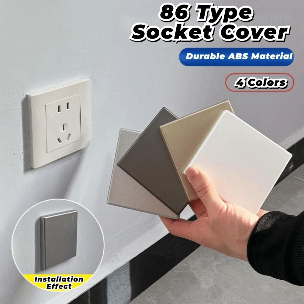Home Hardware ABS Крышка выключателя Ультратонкая Панель 86 типа Заглушка Панели Декоративная крышка панели