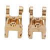 2pcs Front Axle Mount Brass Upgrade Replacement RC Tie Rod Mount with Screws for Axial RBX10 Ryft