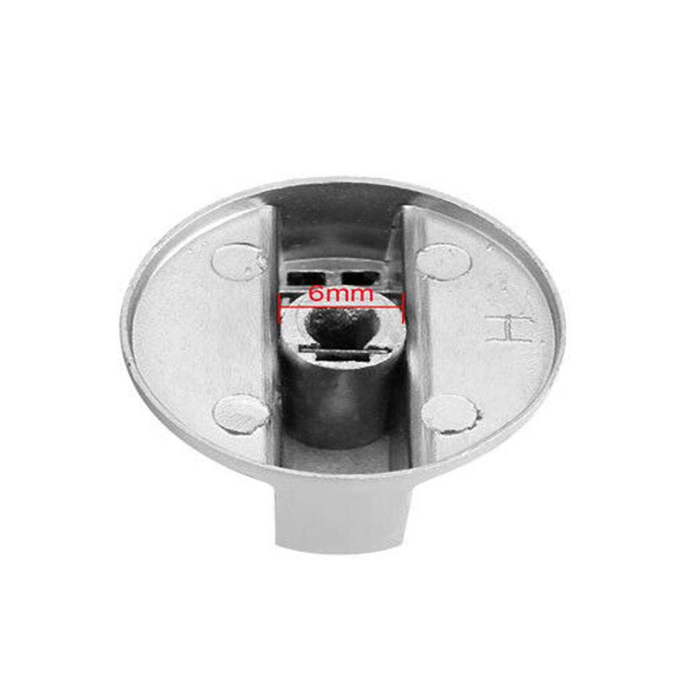 Stove Control Knobs 6/8mm Gas Hob Knob Metal Range Burner Switch Button Zinc Alloy Knobs Replacement for Cooktop Stove Oven