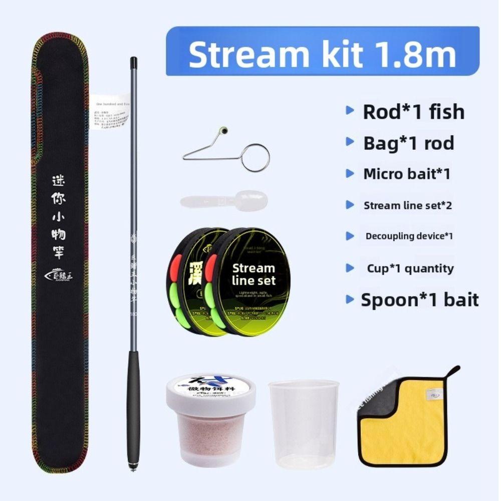 Ultra Light Fishing Rod Ultra-Fine Short Section Ultra Light Rod Stream Rod Hand-Held Short Section Rod Stream Fishing