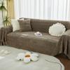 New Autumn Winter Solid Color Plush Sofa Towel Cloth Sofa Blanket Full Cover Universal Couch Towel Dust Proof Sofa Cushion Cover