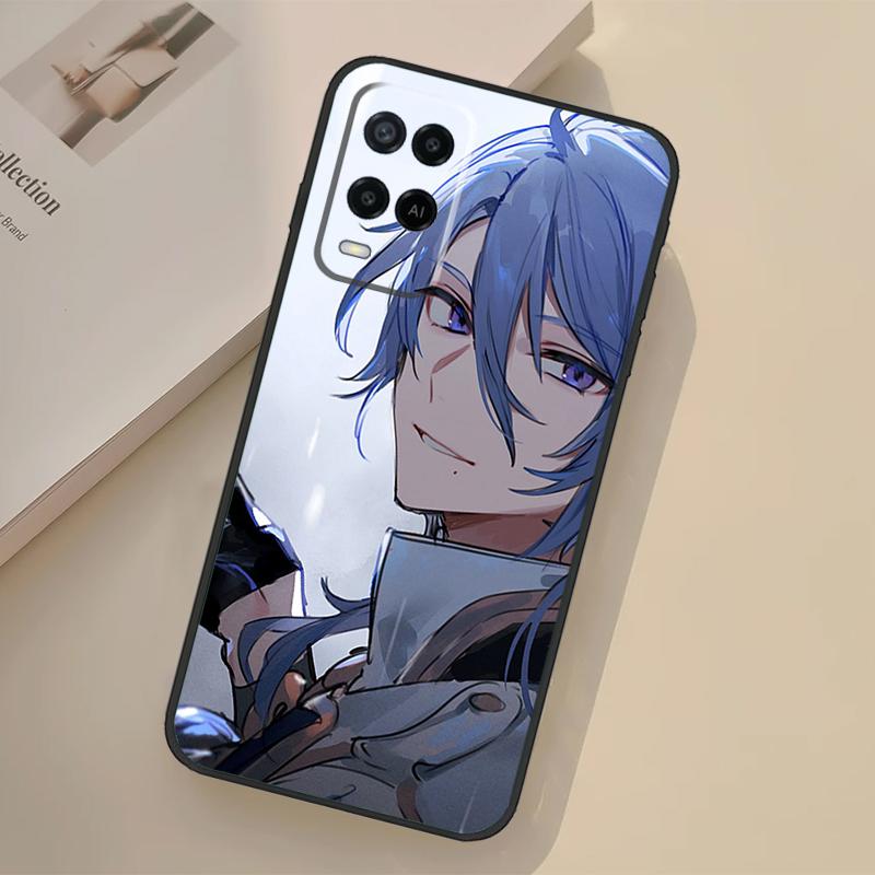 Чехол Genshin Impact Kamisato Ayato для Oppo A76 A96 A16 A17 A18 A60 A80 A40 A38 A58 A78 A98 A94 A74 A54 A15 A57 A77 A5 Pro