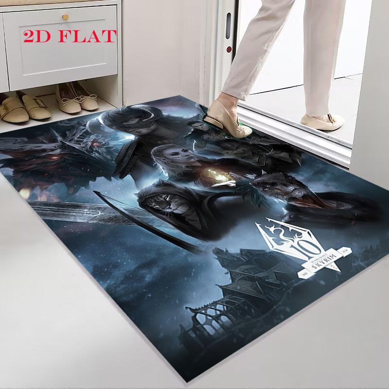 2K Games Carpet Rug for Living Room Bedroom Home Sofa Decoration,Kids play Nonslip Floor Mat