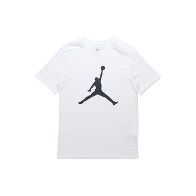 Футболка с круглым вырезом и принтом логотипа Jumpman, мужская, белая DA6797-100