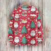 Рождественские толстовки для женщин Вязаный свитер Милая рубашка Осенний свитер с круглым вырезом Топы