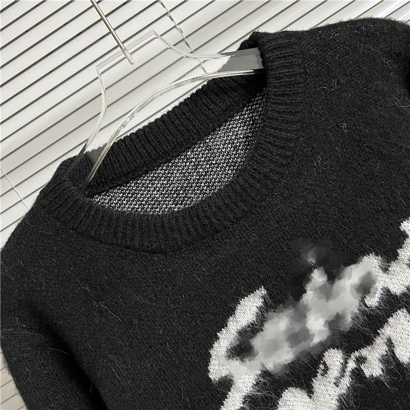 European Trendy Brand Ys Mohair Round Neck Sweater - Unisex Autumn/Winter Edition