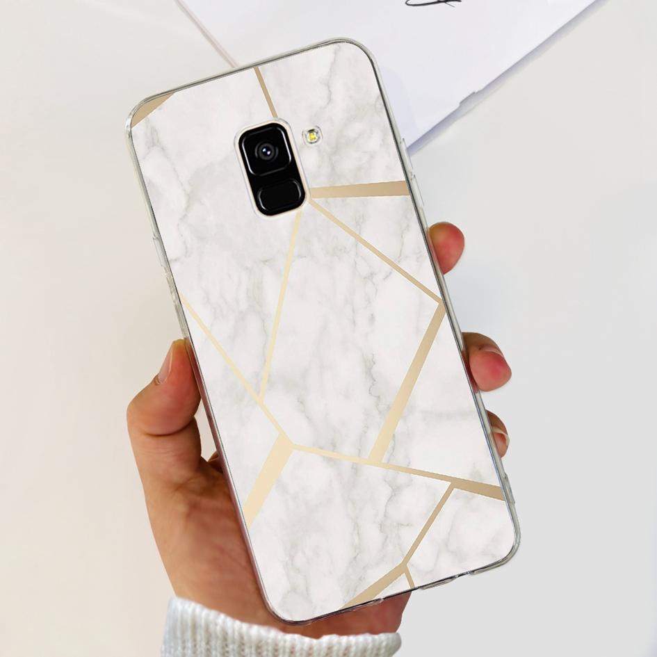 Чехол для Samsung Galaxy A8 2018 / A8 Plus 2018 A530F A730F Силиконовый чехол Популярный цветок одуванчика Мягкий TPU Чехол-защита для телефона