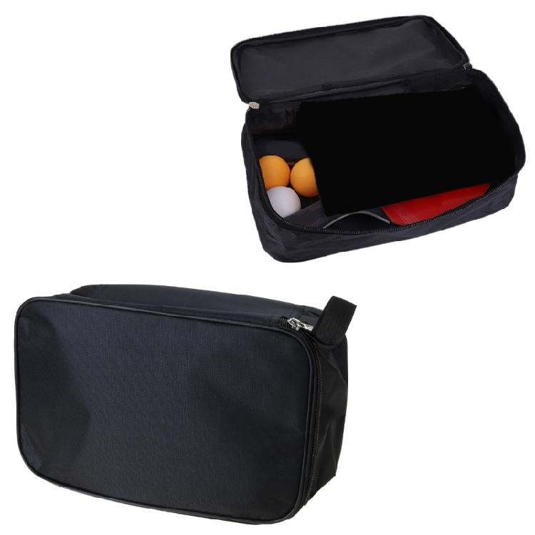 Table Tennis Racket Net Rack Bag Pingpong Paddle Container With Handle Large Capacity Table Tennis Paddle Cover Bag