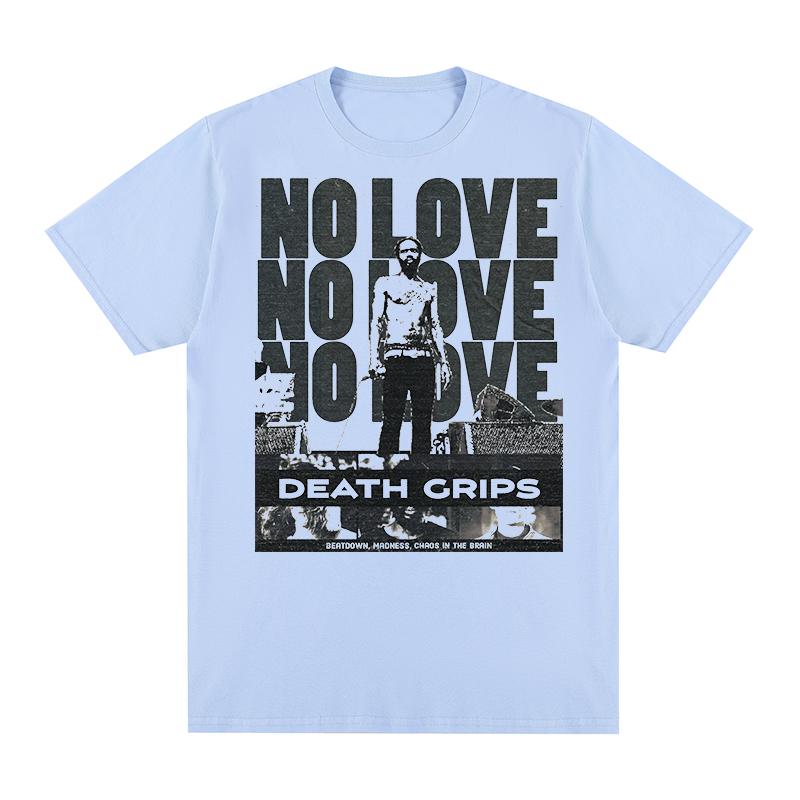 Death Grips No Love Vintage Tshirt Hip Hop Rap Rock Punk Cotton Men T shirt New Tee Tshirt Womens Tops