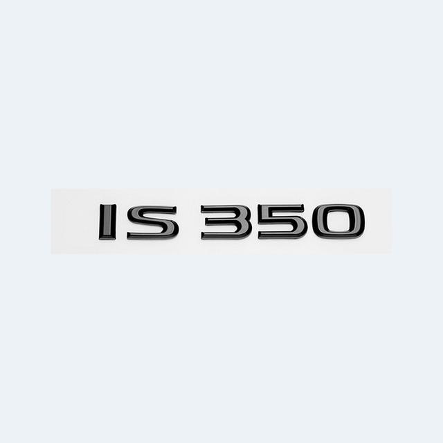 Глянцевые черные буквы из АБС-пластика IS200 IS250 IS300 IS350 IS300h IS200t IS500 ГИБРИДНАЯ эмблема для Lexus багажник автомобиля логотипы аксессуары для значков
