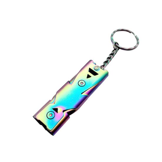 Открытый кемпинг двойной трубки высокочастотный свисток выживания инструменты самообороны ADM