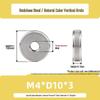 Высокопрочная накатанная гайка M3/M6/M10 из нержавеющей стали