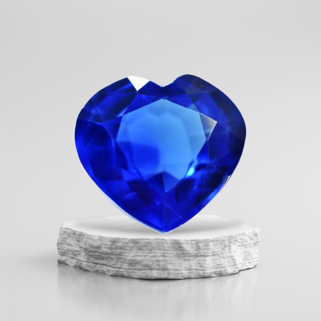 Natural Tanzanite Blue Heart Shape 9 Ct   make jewelry Loose Gemstone