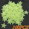 100PCS Glow In The Dark Kids Room Space Stars Wall Stickers Home Ceiling Decals