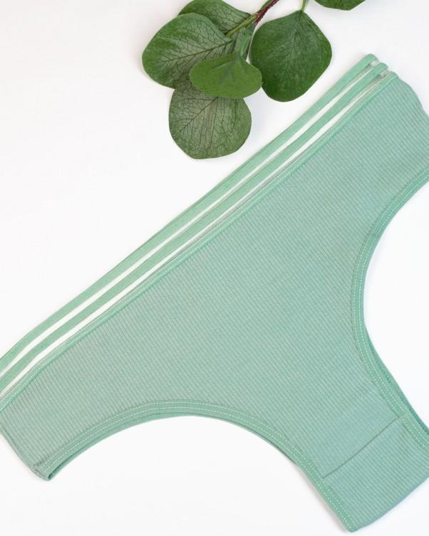 Ribbed Bikini with Perforated ISSA Plus Ribbing