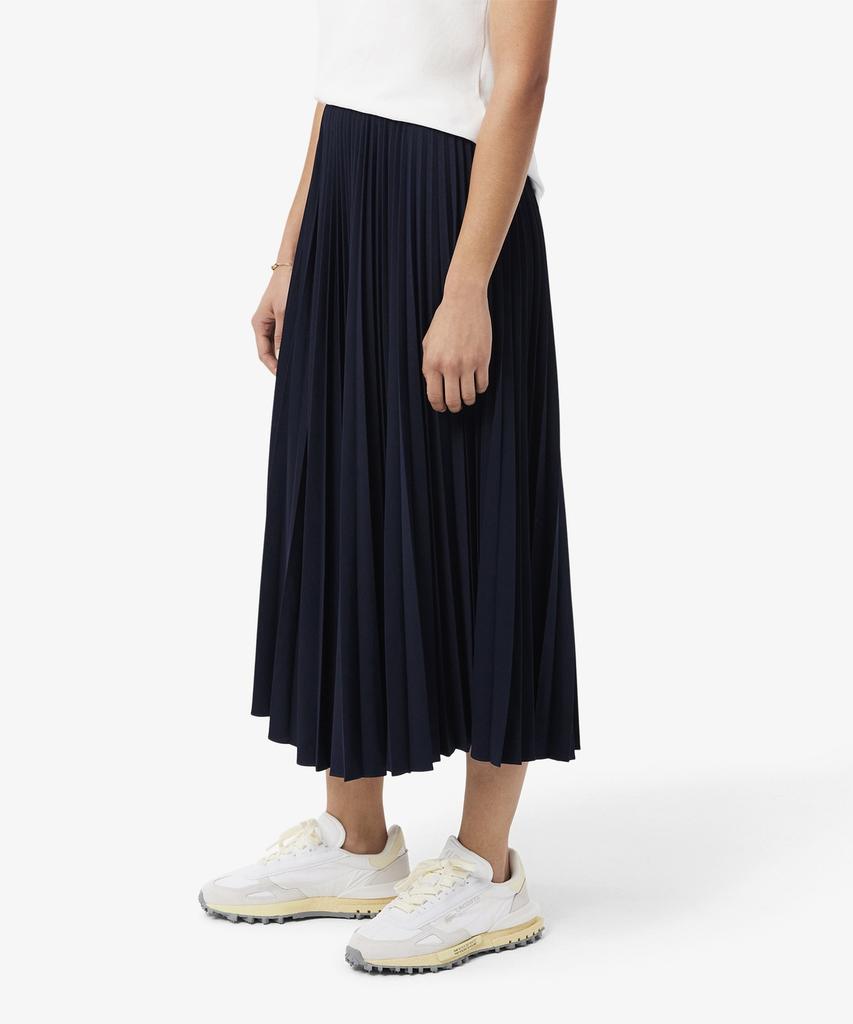 Lacoste Women'S Essential Long Pleated Skirt Jf1402-56G 166
