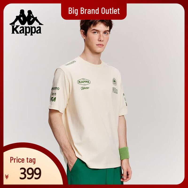 Kappa Unisex 2025 Summer Pure Cotton Loose Fit T-Shirt KPCGCTD73
