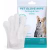 Салфетки Pet Glove Wipes – 6 шт. Чистящие перчатки для собак и кошек, салфетки для ухода за шерстью, мордой, ушами, глазами и лапами, не требуют смывания
