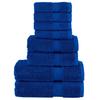 8 piece Premium Towel Set SOLUND Blue 600 g m²