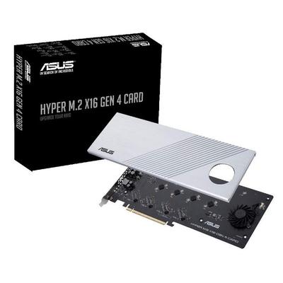 Карта ASUS Hyper M.2 X16 GEN 4: Плата расширения, поддерживающая четыре M.2 накопителя PCIe 4.0.