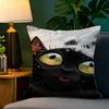 Funny cute Christmas cats  Pillow Case Natural Linen Pillow Case DoubleSided Decor Sofa Pillowcase Home Decor
