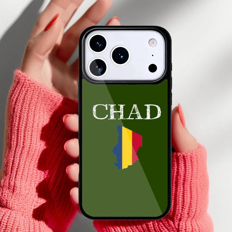 Чехол для телефона Флаг Республики Чад для iPhone 17 Air 16e 15 14 13 Pro Max Задняя крышка для 12 11 Pro Coque