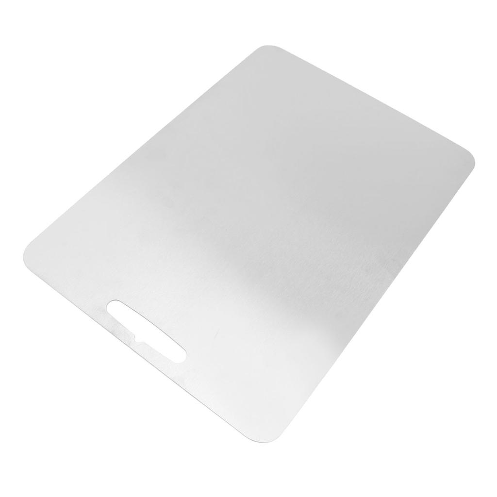 Ti Metal Cutting Board Thickened Chopping Board for Vegetables Fruits Bread Dough Kitchen Cooking