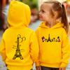 Теплые и удобные детские худи Paris Mickey, Minnie и Love Paris для осени и зимы