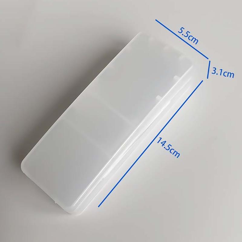 Мужская универсальная коробка для хранения бритвы с ручкой, полностью прозрачный пластиковый корпус, коробки для бритв, экологически чистая полипропиленовая коробка для бритья, высокое качество