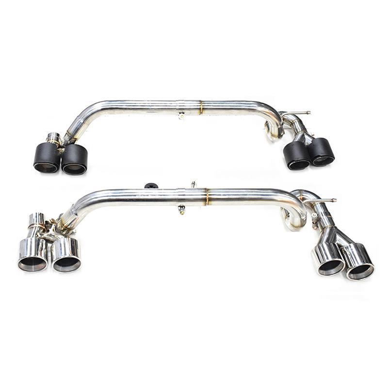 BMW 5 серии E60 520/523 M5 Квадровых выхлопных труб, Прямая установка, Глушитель из нержавеющей стали и углеродного волокна