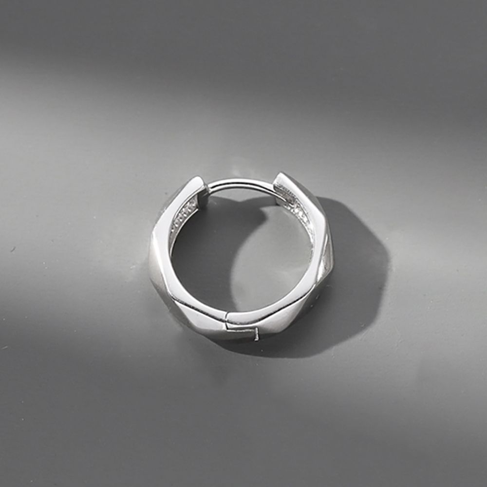 Индивидуальные модные геометрические серьги для мальчиков в Корейском стиле для мужчин, серьги-кольца, круглые серьги, модные ювелирные изделия из сплава