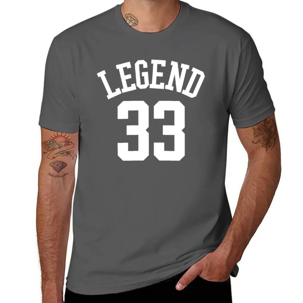 Летняя футболка Harajuku Custom, тяжелая, новая, ретро, Larry 'Legend' Bird, джерси, простые футболки для мальчиков, черные толстовки, мужские