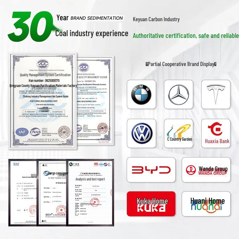 Дезодоратор для автомобиля с бамбуковым углем - 200 г мешок с активированным углем с логотипом на заказ