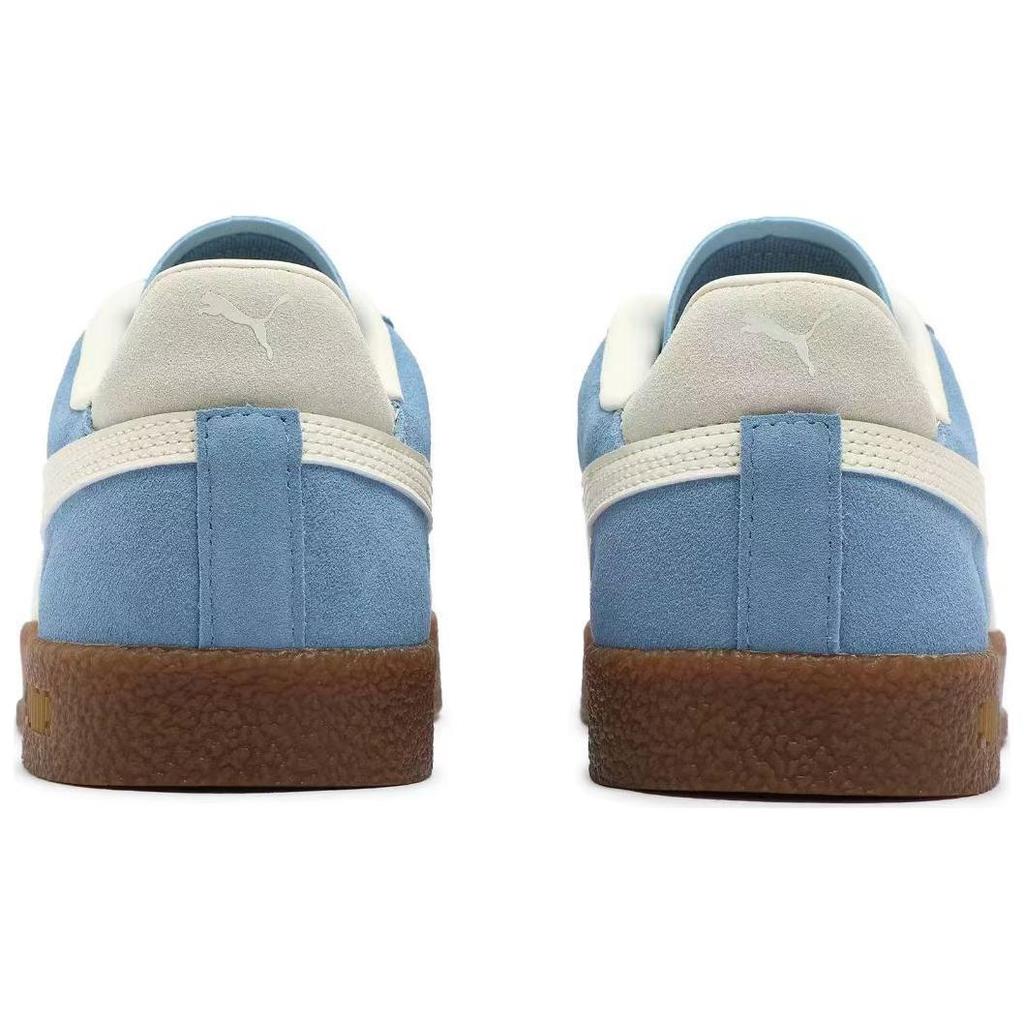 New PUMA Club Low Top Skateboard Shoes Unisex Blue White 401514-07