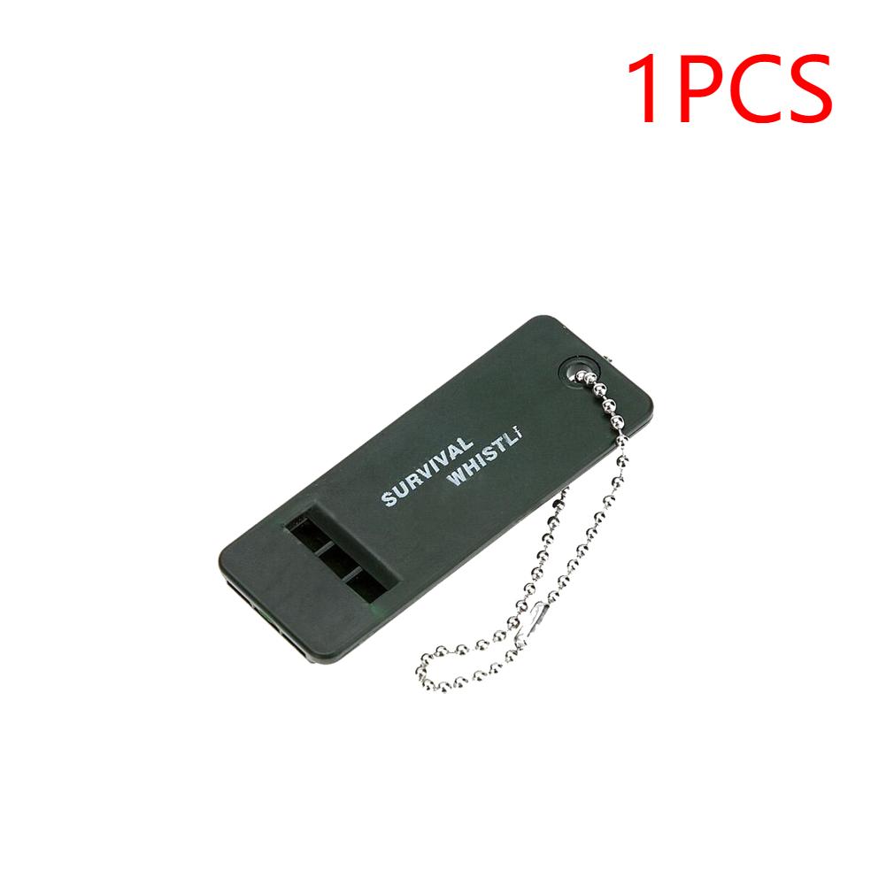 1-5PCS 3-Frequency Whistle High Decibel Survival Whistle Outdoor Hiking Camping Whistle Hunting Whistle Emergency Survival Tool