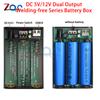 Блок питания от аккумулятора DC5V 12V ИБП 3 секции 18650 Литиевая батарея Без пайки Power Box Оптический Cat Роутер Источник бесперебойного питания DC5521