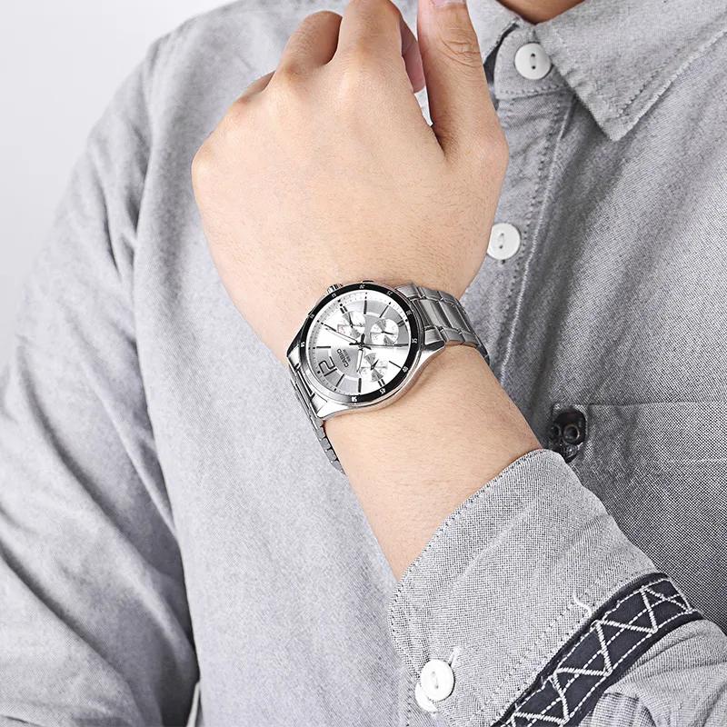 Casio Мужские серебряные часы MTP-1374D-7AV-
