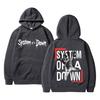 Худи с двусторонним принтом System Of A Down Мужское Женское Рок Винтажное Флисовая Толстовка Мужская 90-х Альтернативный Металл Мерч Пуловер