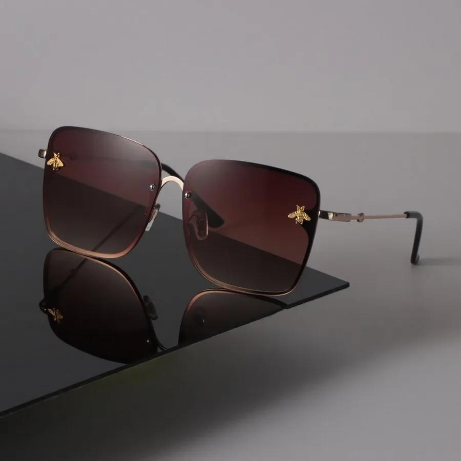 Большие квадратные солнцезащитные очки женские мужские ретро люксовые женские мужские зеркальные прозрачные дизайнерские очки сексуальные брендовые черные солнцезащитные очки