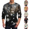 Men's T Shirt O-Neck Clothing Apparel Outdoor Long Sleeve Print Fashion Designer Vintage