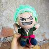 15 см Аниме Фигурка One Piece Милый Зоро Луффи Игрушки Кавайная Статуэтка Фигурка Модель Куклы Подвеска Детские Рождественские Подарки