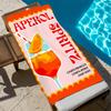 Оранжевый арт A-AperolS Полотенце Большое S-Spritzs-S Быстросохнущее Микрофибра мягкое Пляжное полотенце для Путешествий Фитнеса Сауны Купания Кемпинга