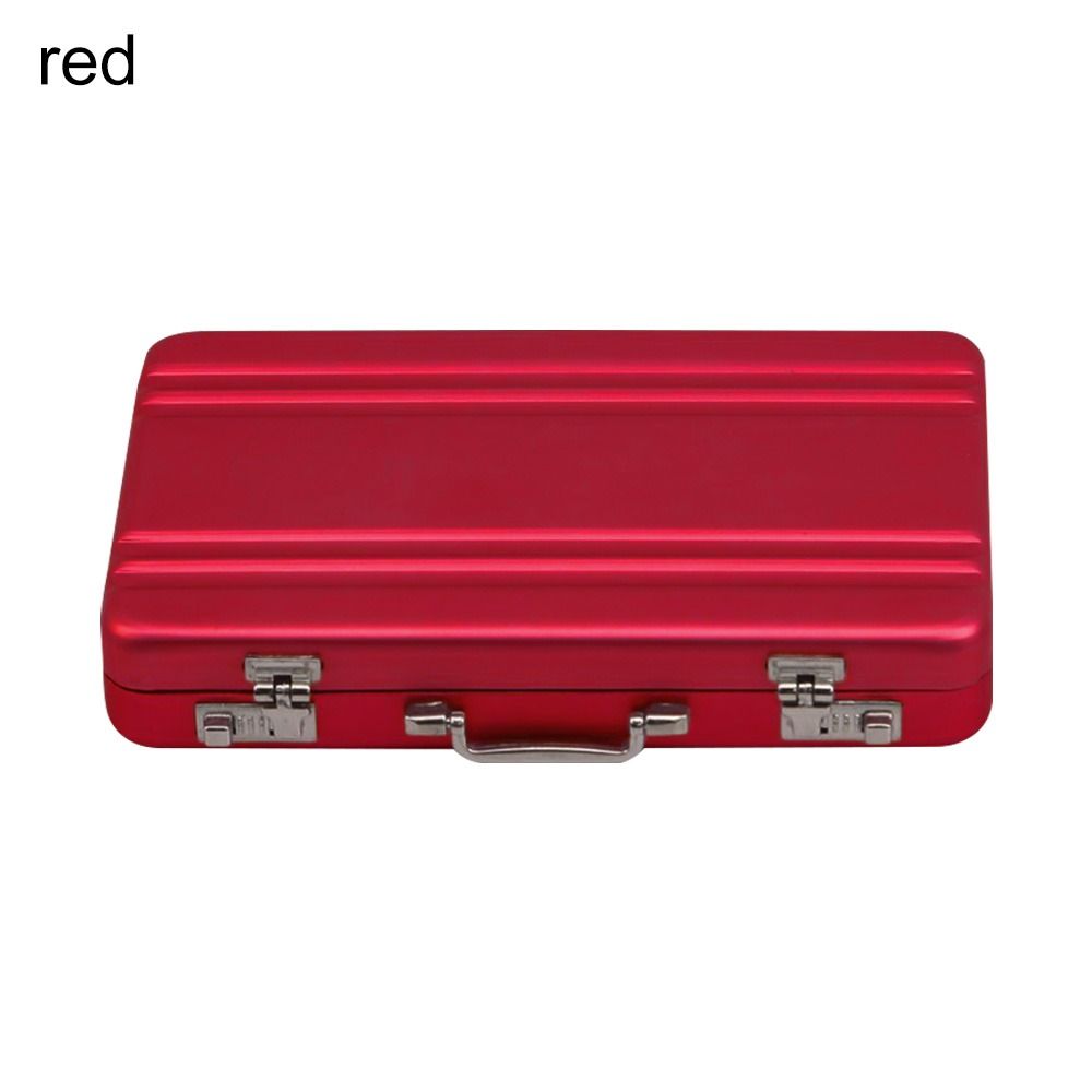 High Quality Aluminum Alloy Mini Suitcase Business Card Box Storage Box Jewelry Case Card Holder