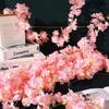 10/20/50LEDS Cherry Blossom String Light Garland Artificial Flower Vines Fairy Lights for Bedroom Wedding Party Holiday Dec